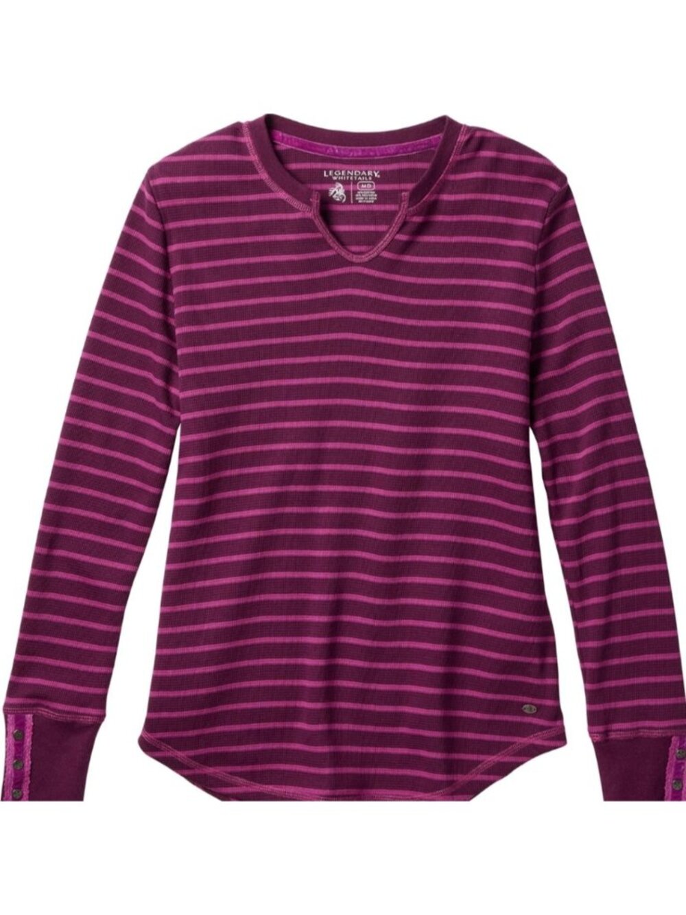 New With Tags Legendary Whitetails Women's Open Sky Notch Neck Thermal Shirt XS